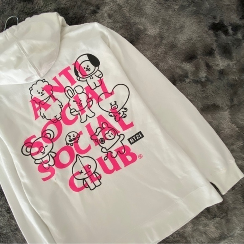 Anti Social Social Club x BT21 Print Hoodie